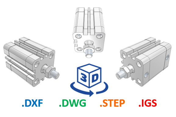 Archivos 3D. Recursos técnicos para neumática industrial